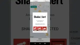 Shake alert Earthquake Alert