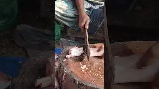 Awesome beef paya cutting knife #kitchenknife #meatmarket #trending #chefknife #youtubeshorts