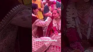 Beauty Of Vedic Weddings🕉️😍|#shorts #sanatandharma #vedic #wedding #iskcon