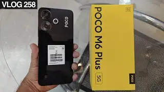 POCO M6 Plus 5G Graphite Black (8GB+128 GB) | NISCHAL heartbeat Vlog Ep- 258