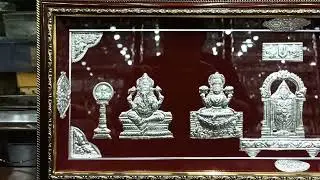 Pure Silver God Photo Frame,