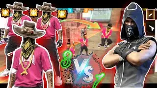 Hiphop Squad Show Me Emote 😡💓 - And Call me Noob aha ja 1 vs 3 mai - Garena Freefire