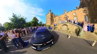 US cop car in UK - Prom @ Lumley Castle