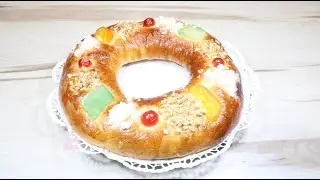 🤴🏻Roscón de Reyes tradicional muy sencillo👑 Receta casera y deliciosa.