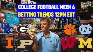 Best CFB Betting Angles | Clemson @ UNC, Wisconsin @ Michigan Saturday Breakdown