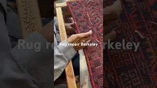 Rug repair in Berkeley by rug master #arearug #homedecor #rugcleaning