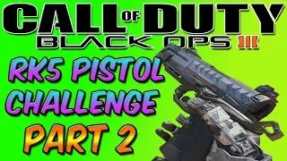 Black Ops 3 - RK5 Pistol Only Challenge #2 (Pistol Class Setup) Multiplayer Gameplay Online TDM