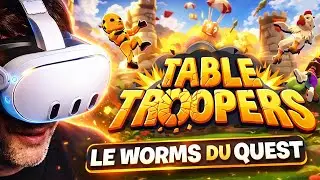 TABLE TROOPERS 💥 Le WORMS du QUEST en Multi : R&eacute;alit&eacute; Mixte et VR !
