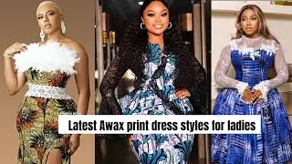 New and stylish designs of African wax print dress designs for beautiful women