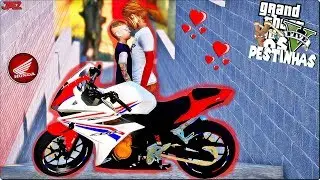 GTA V : OS PESTINHAS | ZÉ DROGUINHA COISO COM NOVINHA NA VIELA DE MINI CBR 600RR JÁ ERA | EP 45