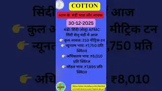 आज के कपास मंडी भाव | #cotton #cottonmandiprices #cottonratetoday #kisan #bhav | #gujrat  #kapas