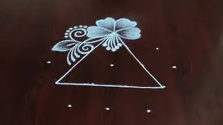 2 Easy latest daily kolams only ( 5*3 ) dots // Simple daily kolams //