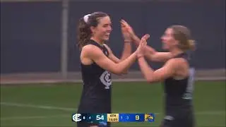Гол Дайны Финн &mdash; AFLW 2025, 4-я четверть финала на выбывание &mdash; Carlton Blues против West Coast Ea...