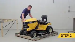 How to Uncrate and Setup Cub Cadet XT Lawn Tractors