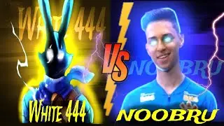 REACTION ON  @WHITE444YT VS @NobruTV 1 VS SLASH SQUAD MATCH BEST 1 VS 1 EVER FF GAME PLAY