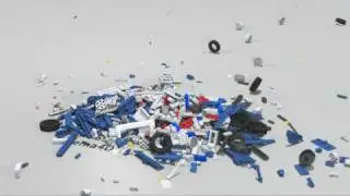 lego Truck vs Truck c4d 11.5 mograph2