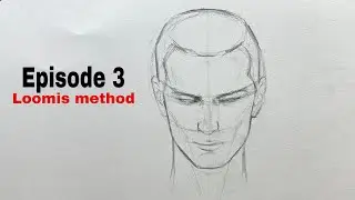 Loomis Method Portrait Drawing &ndash; Episode 3: Mastering the Downward-Looking Angle