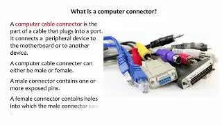 Computer Science Lesson 24: Explaining Ports, Cables and Connectors