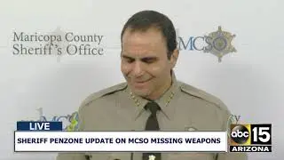 KNXV Paul Penzone MCSO gun press conference