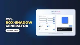 Box Shadow CSS Generator | DOM Manipulation Project