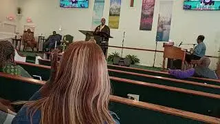 Elder Mark Hawkins Preaching @ 1st Church POP COGIC On Men's Day On Sunday Morning 10/19/25