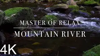 Mountain River [4K]. River Sounds for Sleeping, Relaxing, Studying & Working.