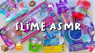 SATISFYING SLIME ASMR | Unboxing Slimes Under $5 from Five Below 📦