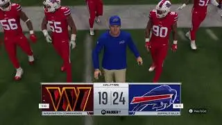 Madden 26 Slow Sim Franchise Mode Season 3 Preseason Week 2 Commanders(1-0)🆚 Bills(0-1)🫡🔥💯🏉