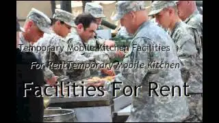 Temporary Mobile Kitchen Facilities For Rent