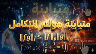 متباينة هولدر للتكامل - Holder's inequality of integration