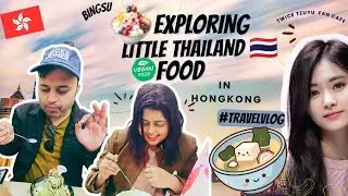 Veg Little Thailand food Tour 🇭🇰| Tzuyu Fan cafe | Ngong Ping Village & Citygate Outlet Shopping!🛍️