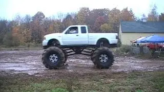 P2 Mega Monster 4x4 Mud Trucks at Lake Alice Motor Sports 2012