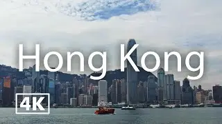 Hong Kong 4K | City Tour with Calm Music