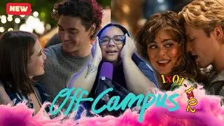 FIRST TIME WATCHING OFF CAMPUS 1x01 1x02 REACTION & REVIEW | JuliDG