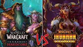 WoW Classic Hardcore или IronMan Challenge - что выбрать?