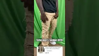Temu fashion review! #shorts
