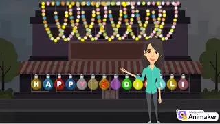 Happy Diwali with Animation | Create Cartoon Film with Free Software animaker