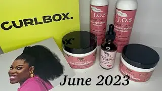 JUNE 2023 CURLBOX UNBOXING ONLY