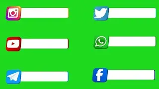 Trending Lower Thirds Animation Black Screen Video | Trending Lower Thirds Animation | Lower Thirds