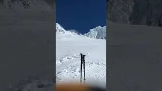 Transitioning on the side of Mt Hood #splitboarding #splitboard #snowboarding #snow #winter
