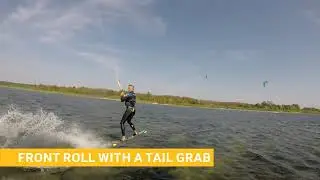 TRICK#2 FRONT ROLL WITH A TAIL GRAB. Jastarnia.