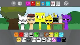 New Sprunki Retake Sally Square from Save The Shapes Added Game