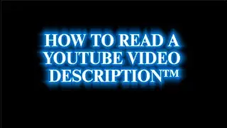 Как читать описание видео на YouTube