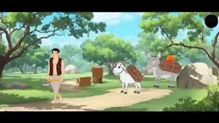Clever goat and silly lion - Stories for Kids | Hindi Moral Stories | Hindi Kahaniya for Kids | Tabb