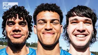 An INSANE Goal Kicking contest with Leo Lombard, Caleb Nancarrow and Zai Millane