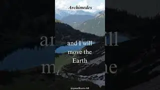 #shorts Quote by Archimedes #philosopher #quotes #americanfoundingfather