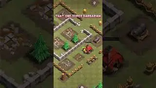 That one super barbarian | Clash Of Clans | #shorts #clashofclans #coc