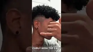 Curly High Top Fade @JustglwupDude#10