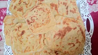 Super tasty and Easy Homemade  Layered Flat Bread /Bread Recipe 