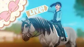 Live || TRENUJEMY NOWEGO HORSA || Cookie Valley